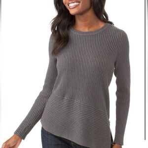 Michael Kors asymmetrical side zip sweater sz small